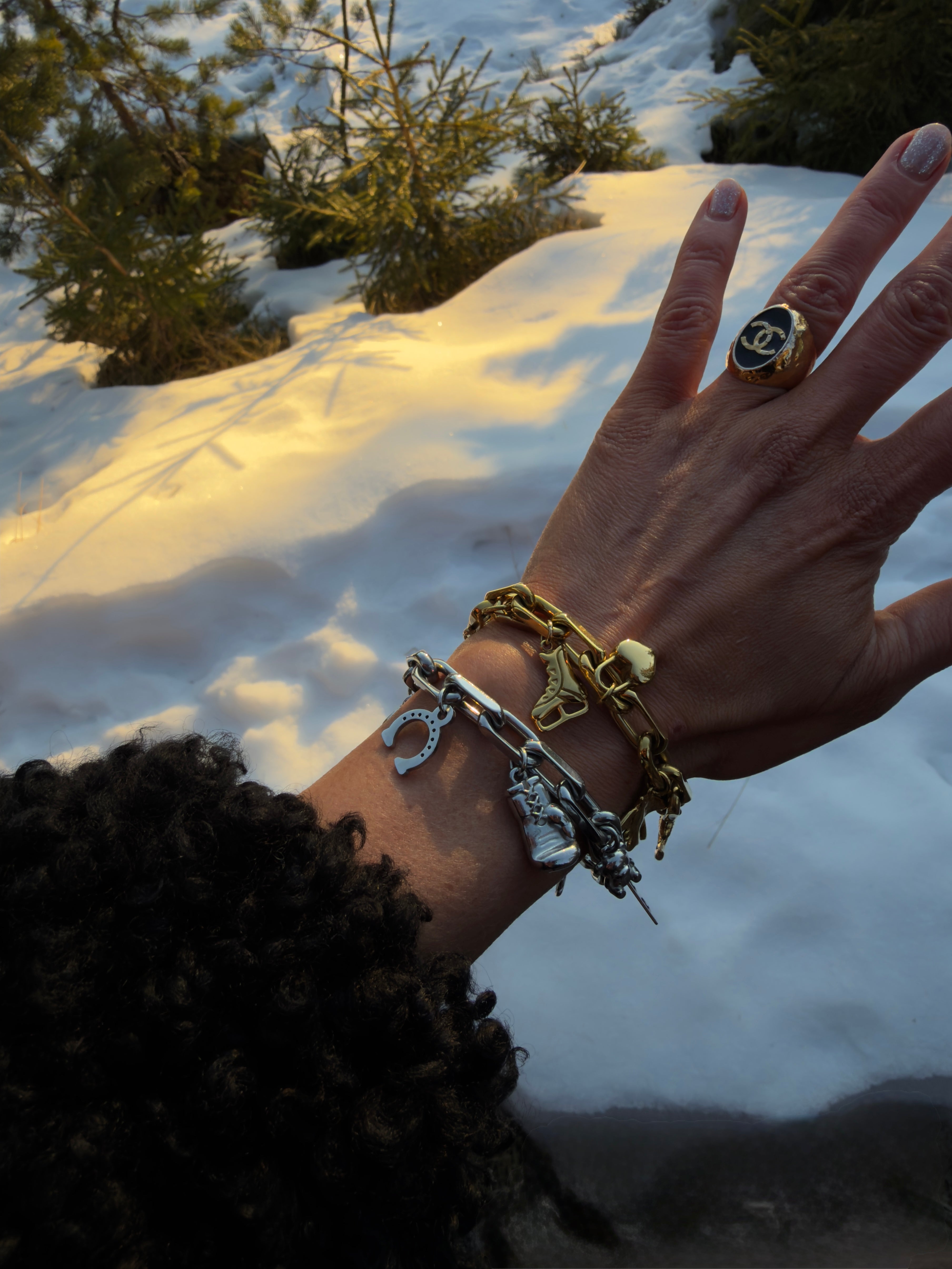 GRANDMA BRACELET VINTAGE SILVER